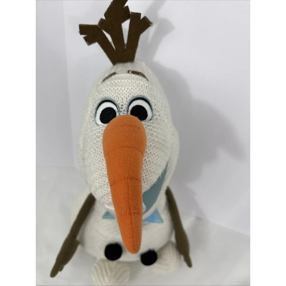 Disney Frozen Knit Olaf Plush‎ Snowflake Sparkles Snowman 14